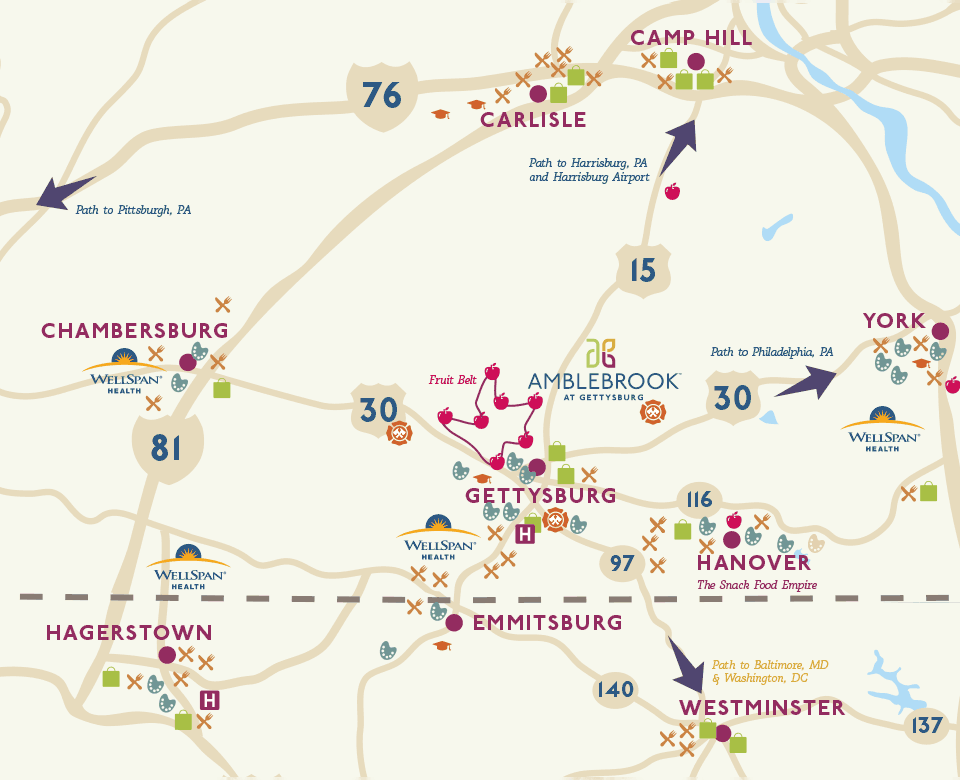 Amblebrook Vicinity Map